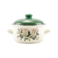 Perfect home lábas fedővel 16cm 1,8l olíva zománcozott acél