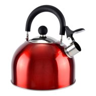 Perfect home Metal Red teáskanna 2,5L 16,5x21x19cm piros rozsdamentes acél