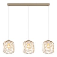 Globo Dichti függeszték E27 max.3x40W fényforrást nem tartalmaz IP20 fém homokszínű