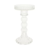 Mécsestartó talppal 16,5x8,5x8,5 cm átlátszó üveg