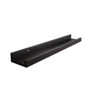 Spaceo peremes polc 60x10x4,5cm fekete