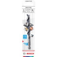 Bosch HSS csigafúró 5x52x91mm, HEX 1/4" befogószár, fémhez