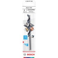 Bosch csigafúró 6x57x93mm HSS CYL befogószár, fémhez