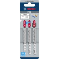 Bosch szúrófűrészlap 100 mm, PVC, 3 db, PRO Plastics PVC Clean T102H