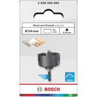 BOSCH Wood &amp; Drywall Arbored Körkivágó 54mm fa és gipszkarton