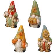 Dekor törpe 14x8x6 cm porcelán 4-féle