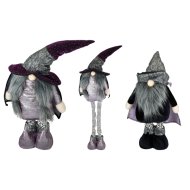 Dekor törpe 100x31x18 cm halloween stílusban teleszkópos lábbal 2-féle