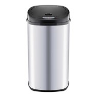 Lamart szenzoros szemetes 42L 64x25x35cm fekete/szürke acél LT8022