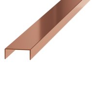 Nox rozsdamentes acél dekorcsík 20mm 2.7m tükör rosegold színű