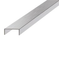 Nox rozsdamentes acél szálcsiszolt dekorcsík 20mm 2,7m ezüst színű
