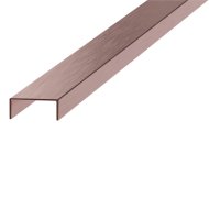 Nox rozsdamentes acél szálcsiszolt dekorcsík 20mm 2.7m rosegold színű