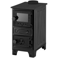 Warnex Hunor 304 mini kandalló 9,5kW fekete öntvény