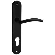 Olive fekete cz ajtókilincs 90mm