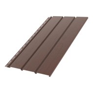 PVC ereszborítás 3mx0,305m, barna