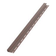 PVC J-idom, 3m, barna