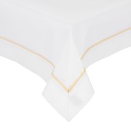 MYH-TEX Gold line asztalterítő 130x160cm fehér poliészter