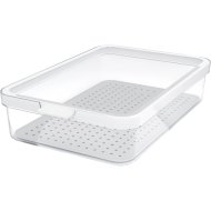 Cauma hűtőszekrény-rendező 2,6L 6,2x18,4x27cm átlátszó műanyag