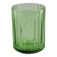 Glassy Green fogkefetartó, álló, zöld, üveg