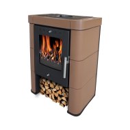 Domofire Caorle II cappuccino színű csempekandalló 6kW