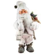 Táncoló, zenélő 30cm mikulás fehér nadrággal