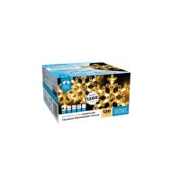 Dekortrend hópehely fényfüggöny toldható Crystalline 120 LED meleg fehér 1,2x0,8m