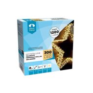 Dekortrend csillag ablakdísz toldható 300 LED meleg fehér 30cm IP44