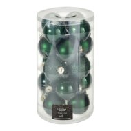 Üveggömb szett 20 db-os 6cm zöld