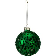 Üveggömb 8cm 2-féle leopárdmintás