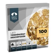 Dekortrend tündérfény 100 LED meleg fehér 10m IP20