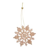 Függő hópehely dekor 10cm 6-féle