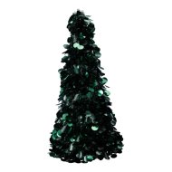 Karácsonyfa dekor 60cm csillogó sötétzöld
