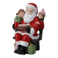 Dekor mikulás kisgyerekkel 18cm 2-féle