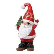 Dekor mikulás napszemüvegben 17cm 3-féle