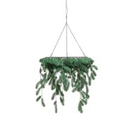 Dekortrend 45cm függő műfenyő koszorú