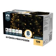 Dekortrend gyűrűs fényfüzér 150cm-es fenyőhöz