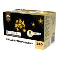 Dekortrend 3x3m USB-s fényfüggöny távirányítóval