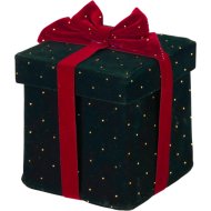 Ajándékdoboz masnival 14x13x13cm 3-féle SlimStone fehér