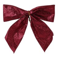 Dekor masni szett 6 db-os 18x18cm bordó 2-féle