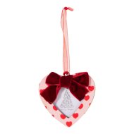Függő képkeret masnival 7.5cm 3-féle