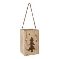 Karácsonyi lámpás 24cm fa 3-féle