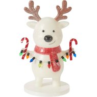 Ledes 16cm dekor karácsonyi figura 3-féle