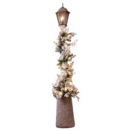 Kandeláber 70 LED 180 cm havas karácsonyi ággal IP44