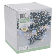 Fényfüzér kül- és beltéri 1000 LED hideg és meleg fehér 2000cm