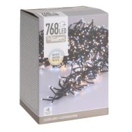 Fényfüzér 768 LED hideg és meleg fehér 560cm