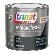 Trinát Classic zománcfesték 0,25l 9005 fekete matt