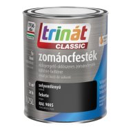 Trinát Classic zománcfesték 0,75l 9005 fekete selyemfényű