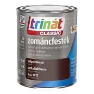 Trinát Classic zománcfesték 0,75l 8017 csokoládébarna selyemfényű