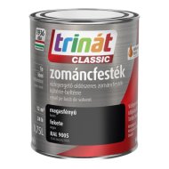 Trinát Classic zománcfesték 0,75l 9005 fekete magasfényű