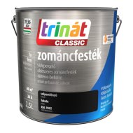 Trinát Classic zománcfesték 2,5l 9005 fekete selyemfényű