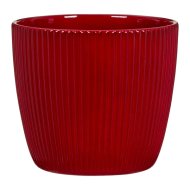 Scheurich Dark Red 842 kerámia kaspó 14 cm, piros